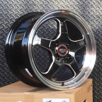 WELD 15inch 4h100 ล้อซิ่งยอดฮิต สีดำขอบเงาลายยอดนิยม ราคาวงละ 3500 บาท