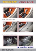 Solex Click lockป้องกันการโจรกรรมรถยนต์ ป้องกันการทุบ เลื่อย สว่าน กุญแจผี100%