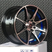 LW01X 15inch 4h100 ล้อสไตล์ VIP สำหรับรถเก๋งขอบน้ำเงินเพียงวงละ 3000 บาท