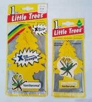 แผ่นหอมปรับอากาศในรถยนต์รูปต้นไม้ Little Trees นำเข้าจากอเมริกา