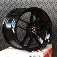 IFG-28 17inch 5h114.3 ล้อแนว VIP สีดำเงา สำหรับรถเก๋งราคาเพียงวงละ 4000 บาท